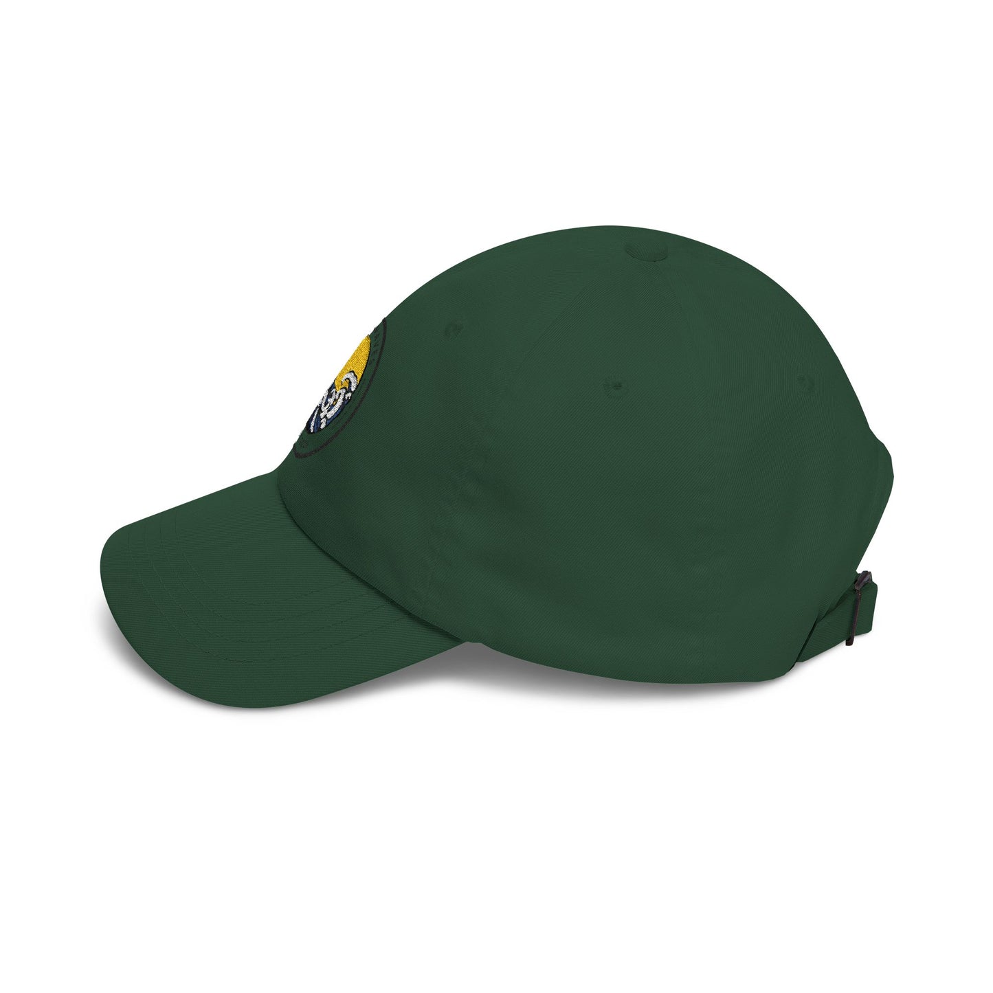 Classic Wave Patch Dad Cap — Embroidered Beach Sunrise Baseball Hat