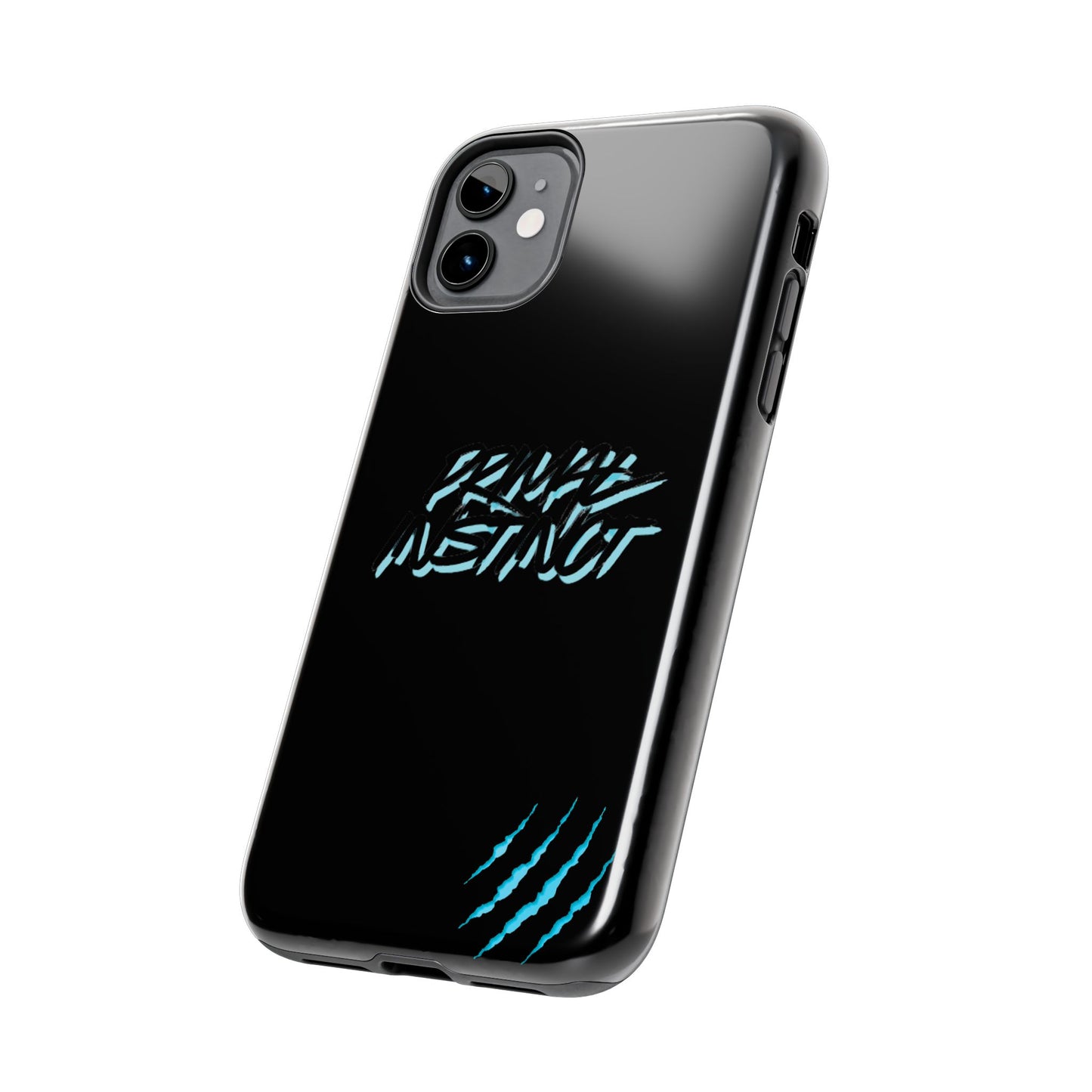Tough Phone Case — Blue Claw 'Instinct' Scratch Design