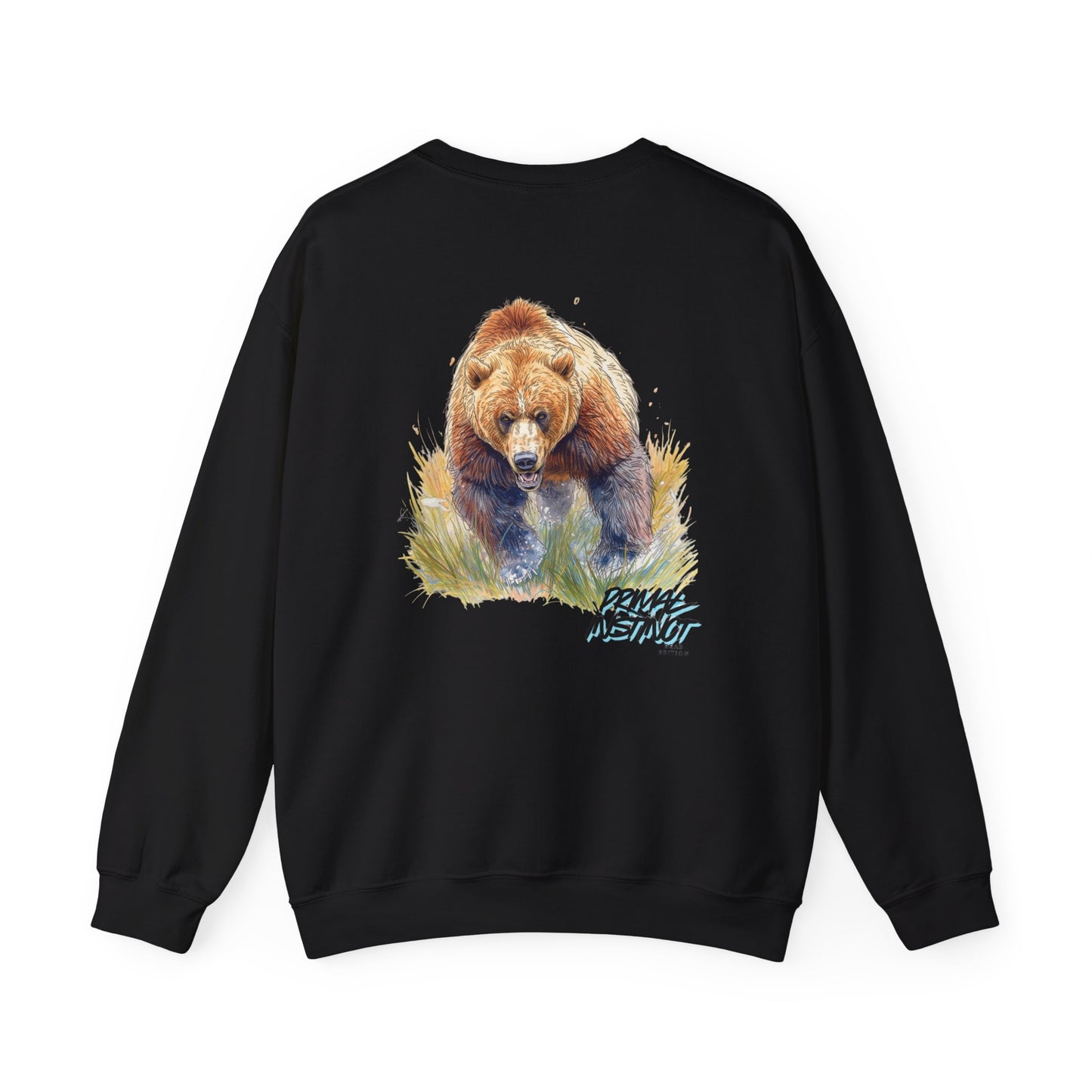 Bear Attack Sweatshirt — Graphic Wildlife Crewneck