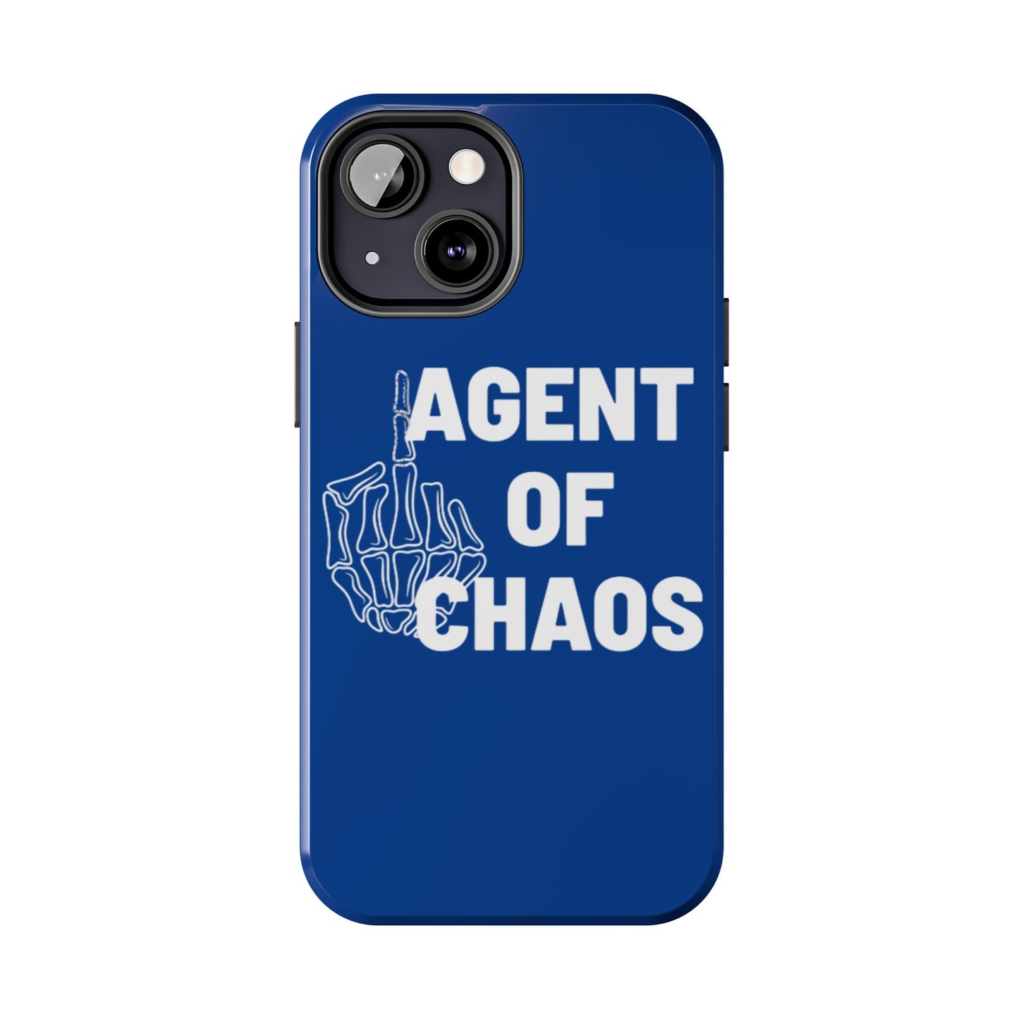 Phone Case — "Agent of Chaos" Bold Skeleton Graphic Rugged Protection
