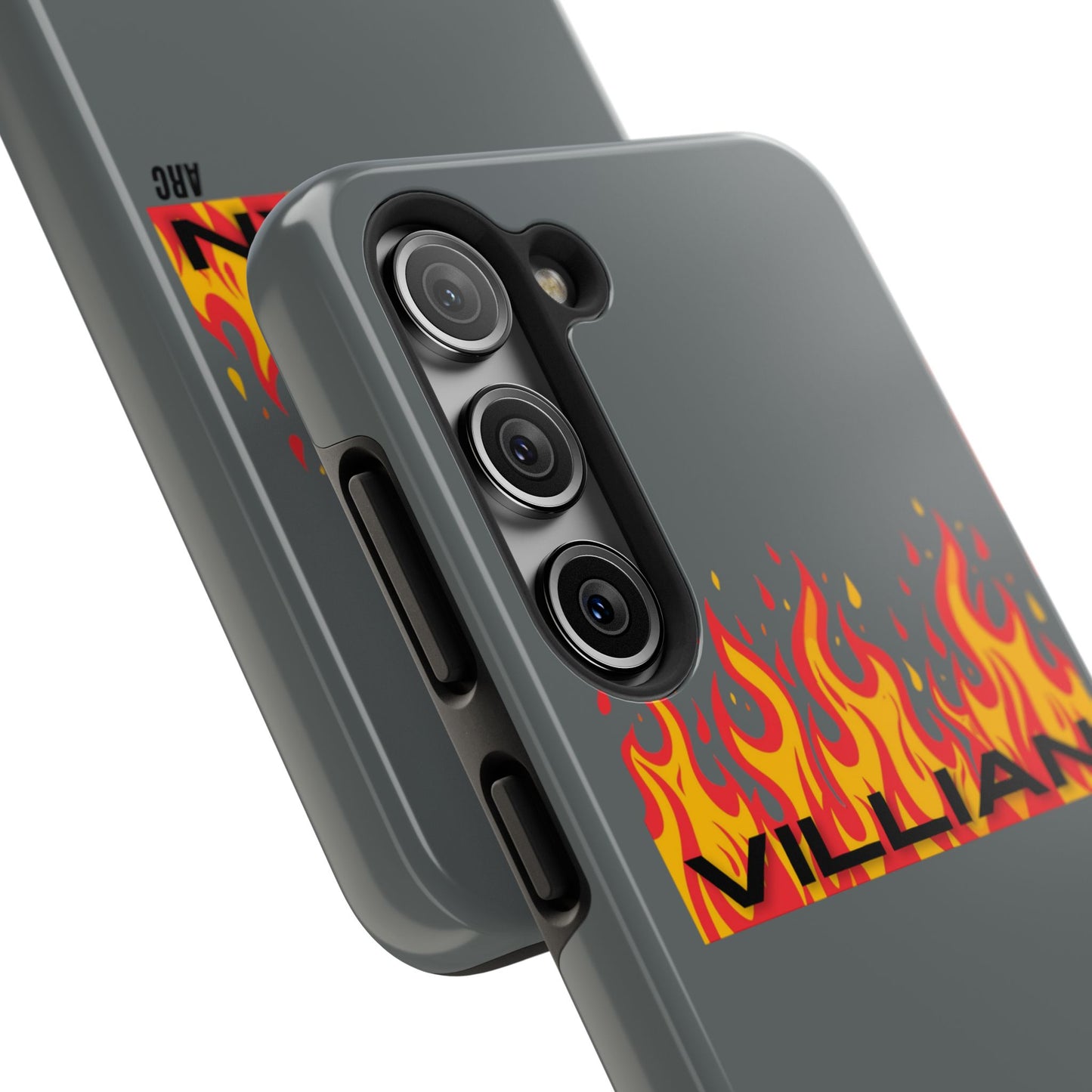 Flame 'Villian' Tough Phone Case – Protective Fire Graphic iPhone Case