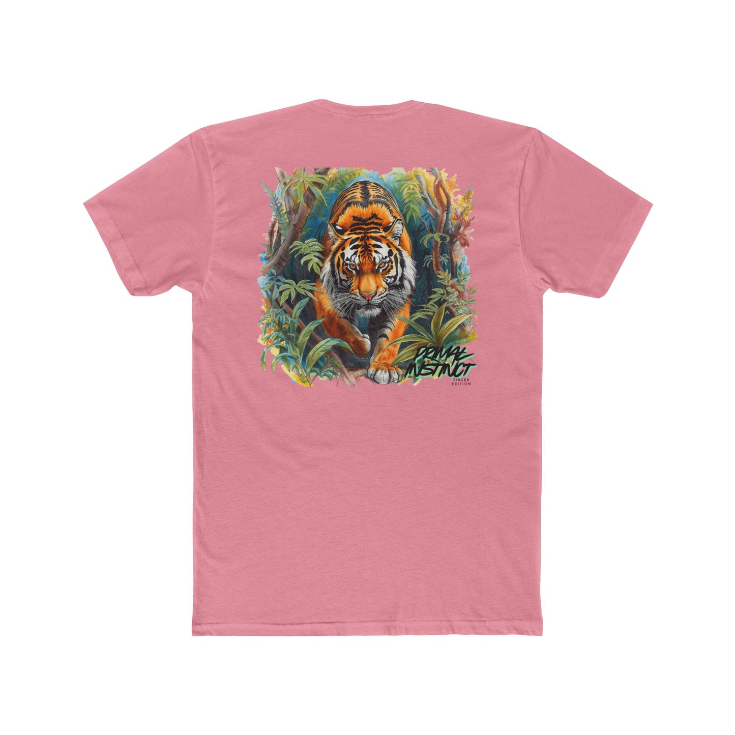 Tiger Jungle Graphic Tee — "Primal Instinct" Tiger Edition Cotton T-Shirt