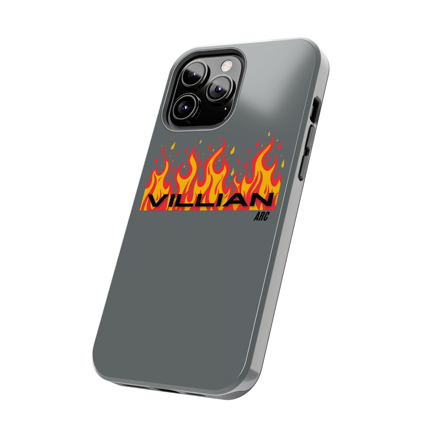 Flame 'Villian' Tough Phone Case – Protective Fire Graphic iPhone Case