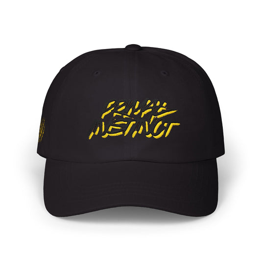 Dad Cap — Bold Yellow 'Peanut' Embroidered Baseball Hat