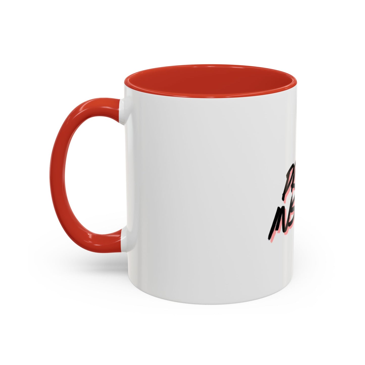 Accent Coffee Mug — "Primal Instinct" Graphic Mug with Red Claw Marks
