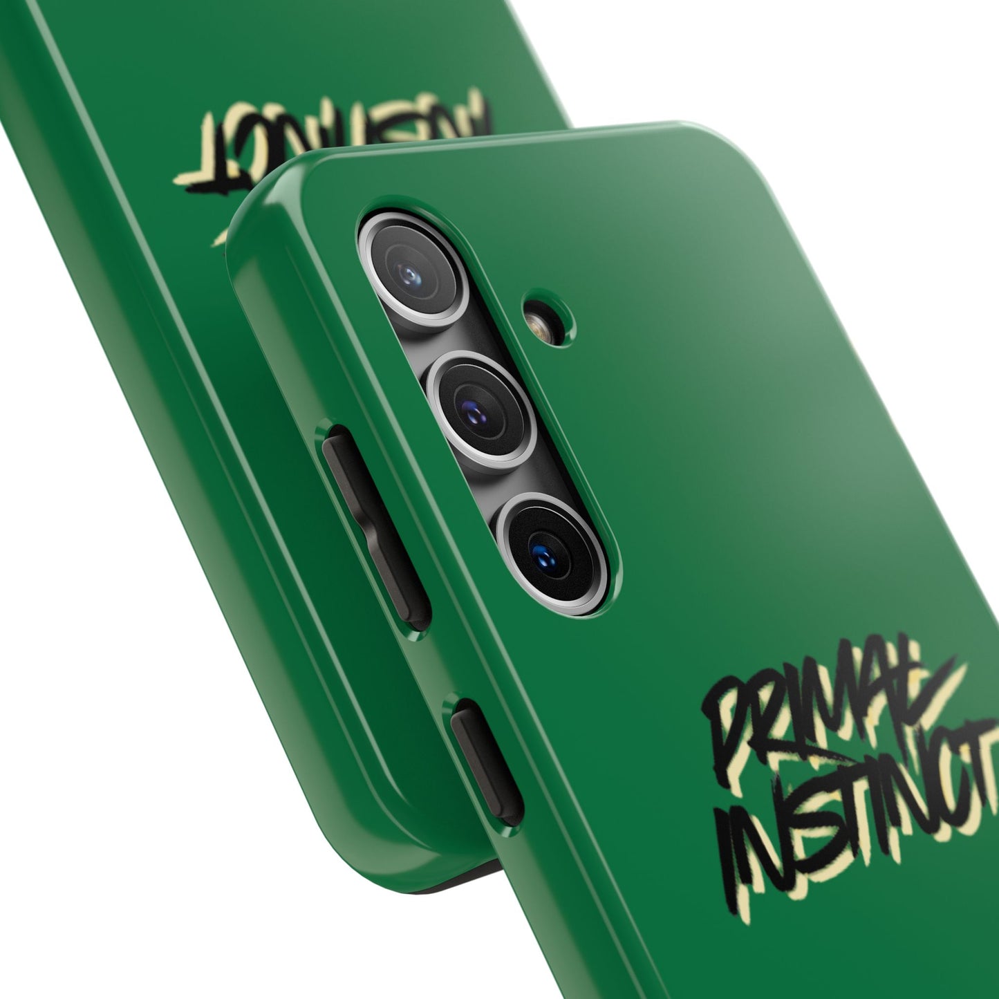 Primal Instinct Tough Phone Case — Green Claw-Mark Protective Cover