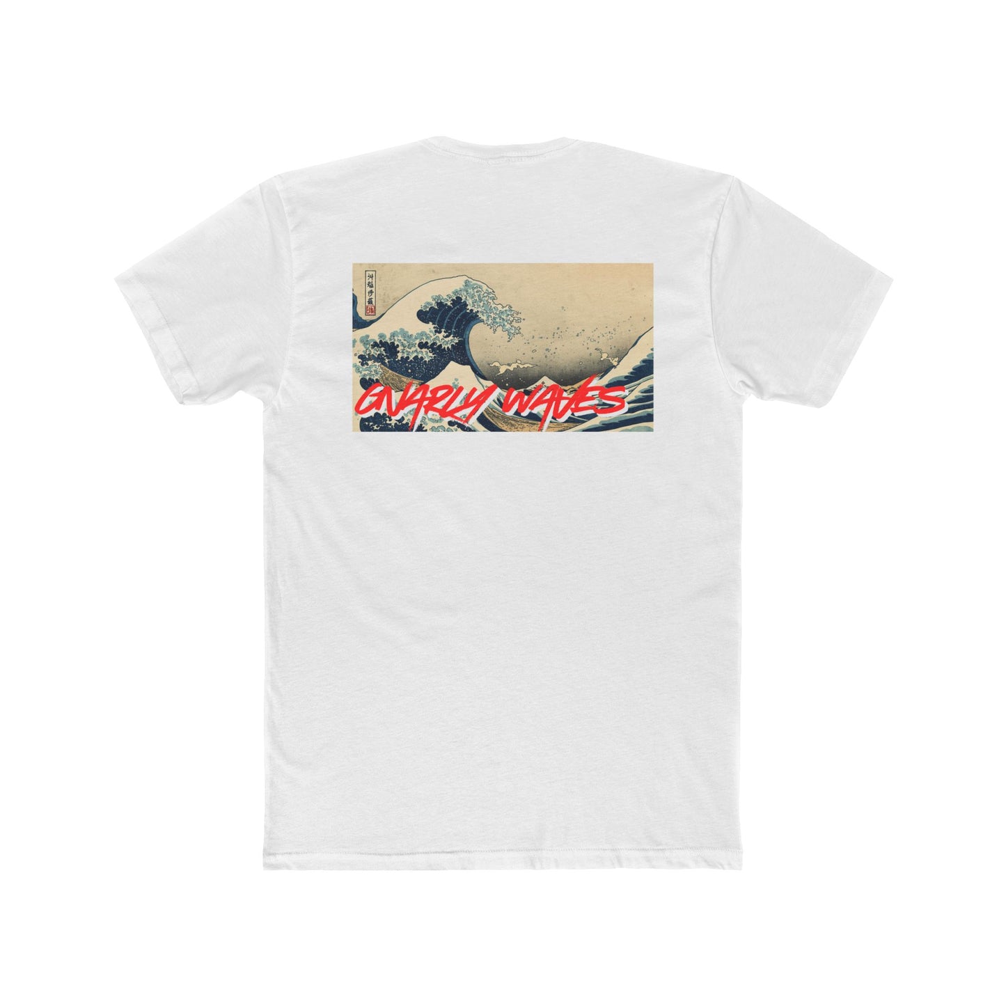 T-Shirt — Hokusai Great Wave Retro Surf Crew Tee