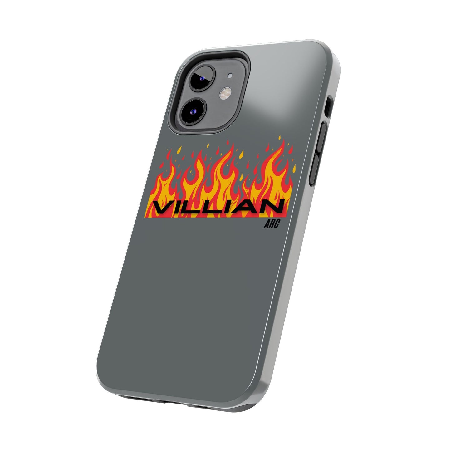 Flame 'Villian' Tough Phone Case – Protective Fire Graphic iPhone Case