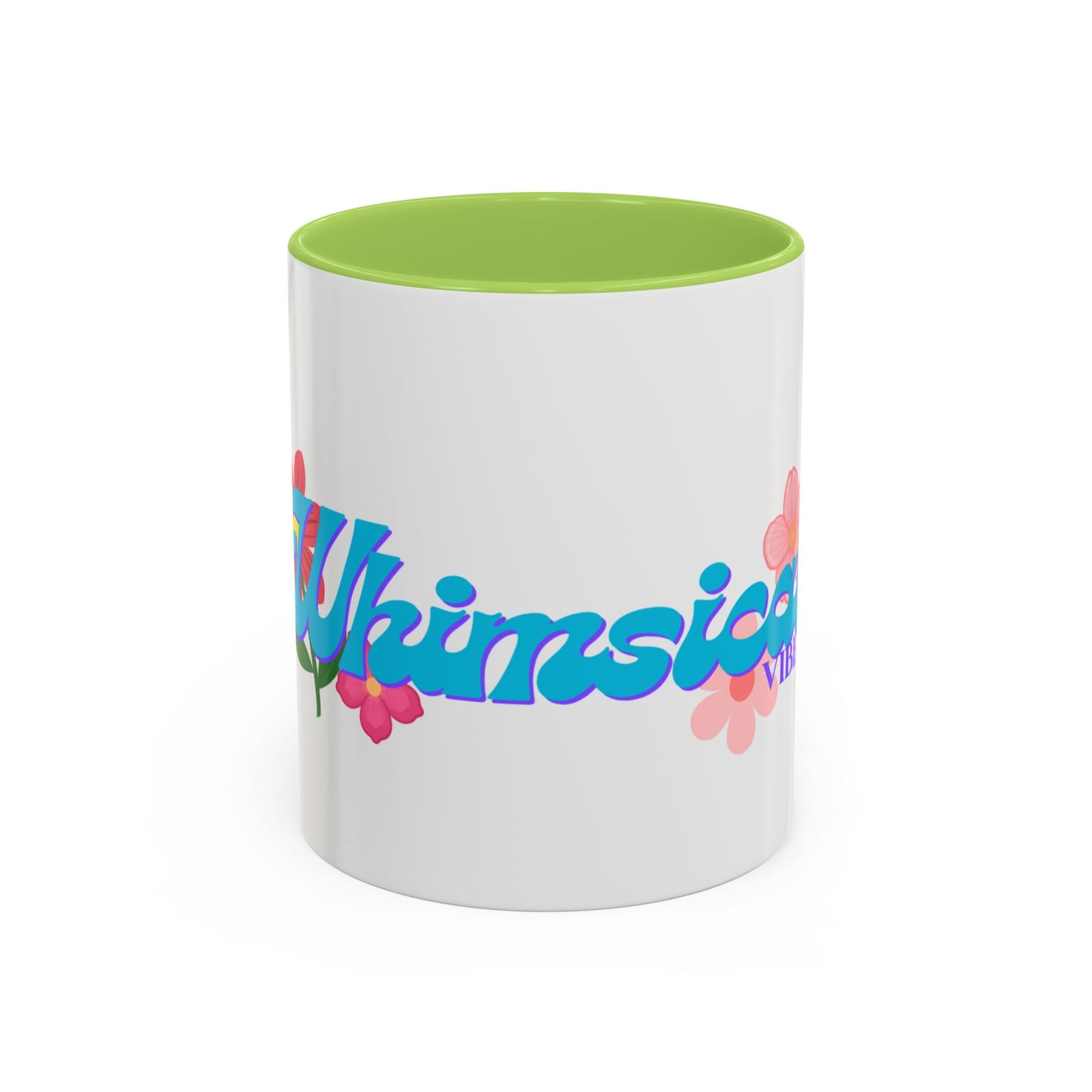 Tropical Vibes Coffee Mug — Floral Accent 11/15oz