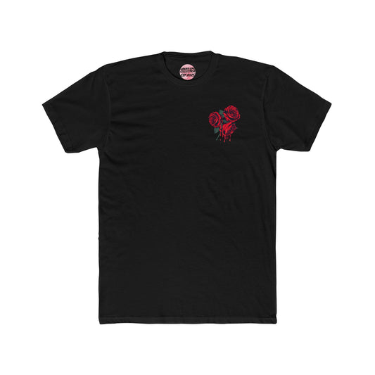 Rose Heart Boxy Tee — ‘Among the beautiful roses…’ Graphic Oversized T‑Shirt