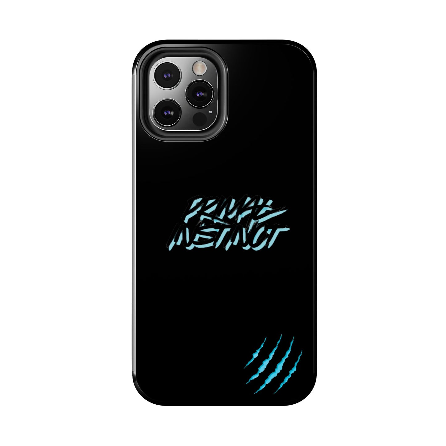 Tough Phone Case — Blue Claw 'Instinct' Scratch Design