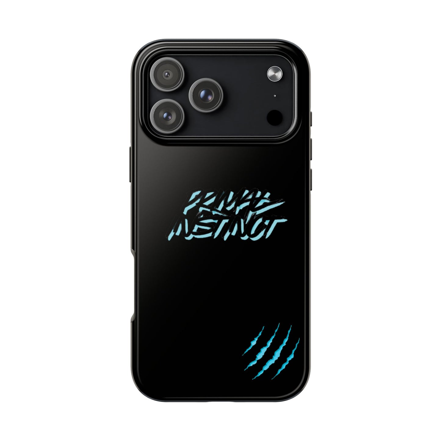 Tough Phone Case — Blue Claw 'Instinct' Scratch Design