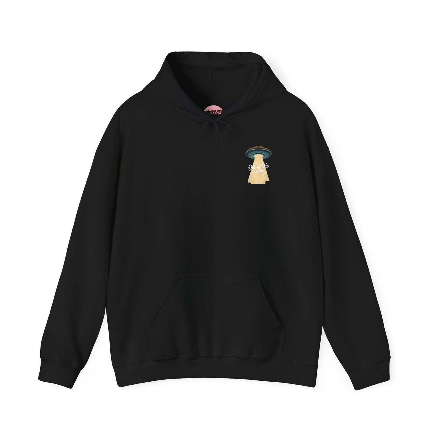 UFO Abduction Hoodie – Vintage Alien Sci‑Fi Graphic Pullover