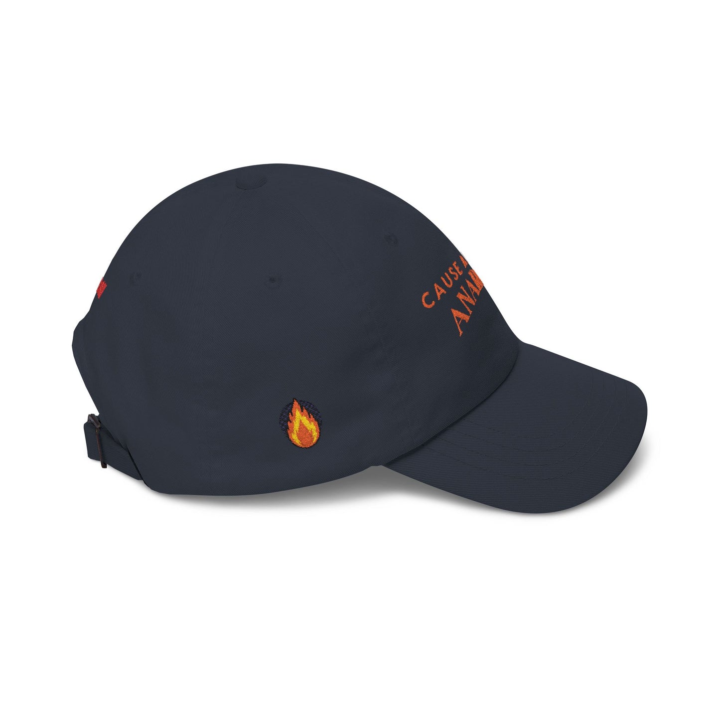 Cause A Little Anarchy Dad Cap — Embroidered Green Baseball Hat