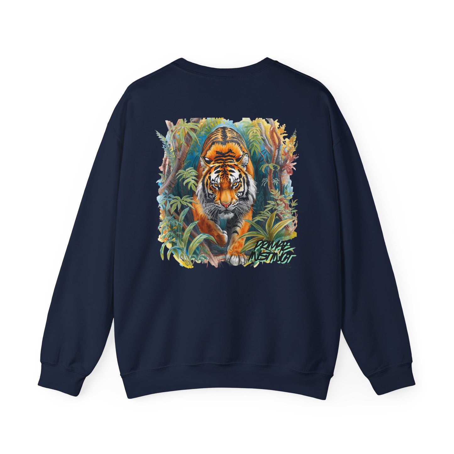 Tiger Jungle Sweatshirt – "Leave No Trace" Graphic Crewneck