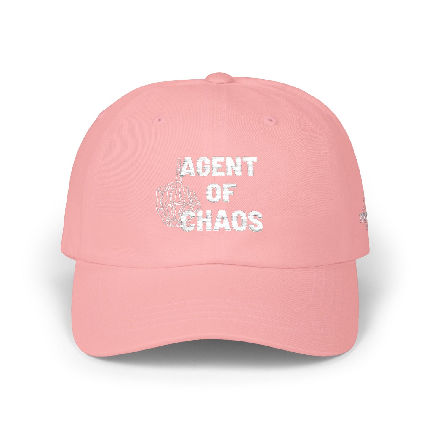 Agent of Chaos Dad Cap – Distressed Logo Baseball Hat
