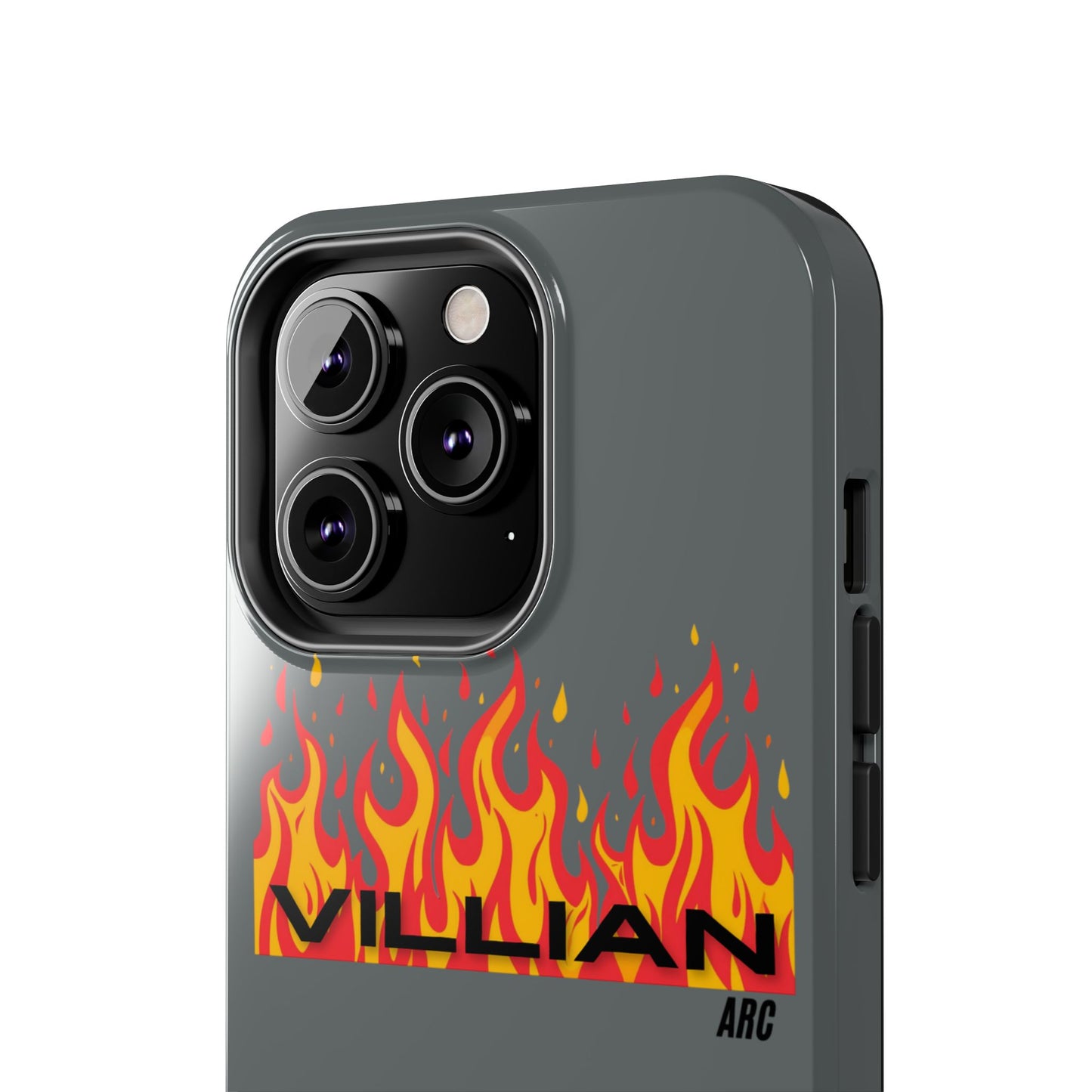 Flame 'Villian' Tough Phone Case – Protective Fire Graphic iPhone Case