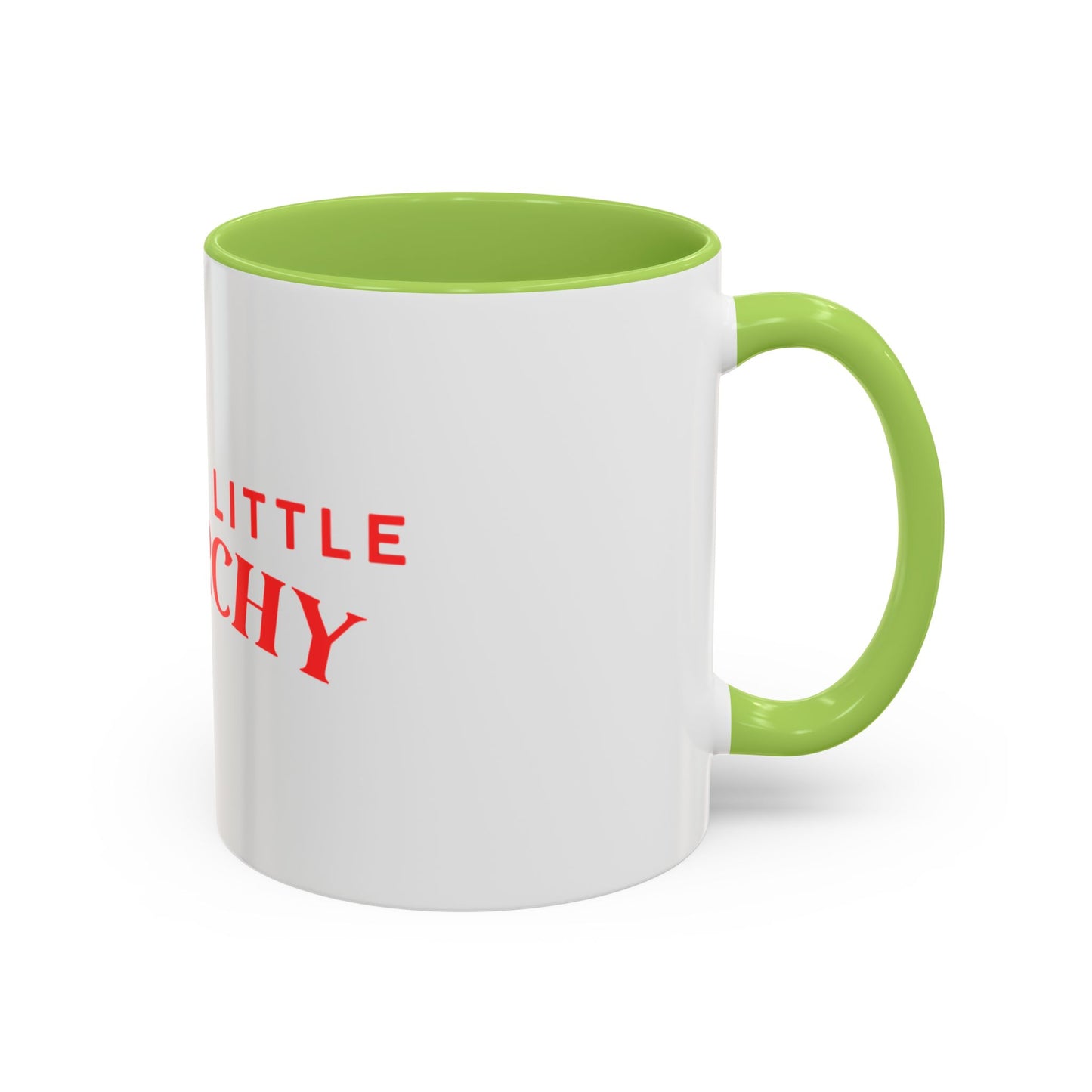 Accent Coffee Mug - "Cause a Little Anarchy" Red Typography