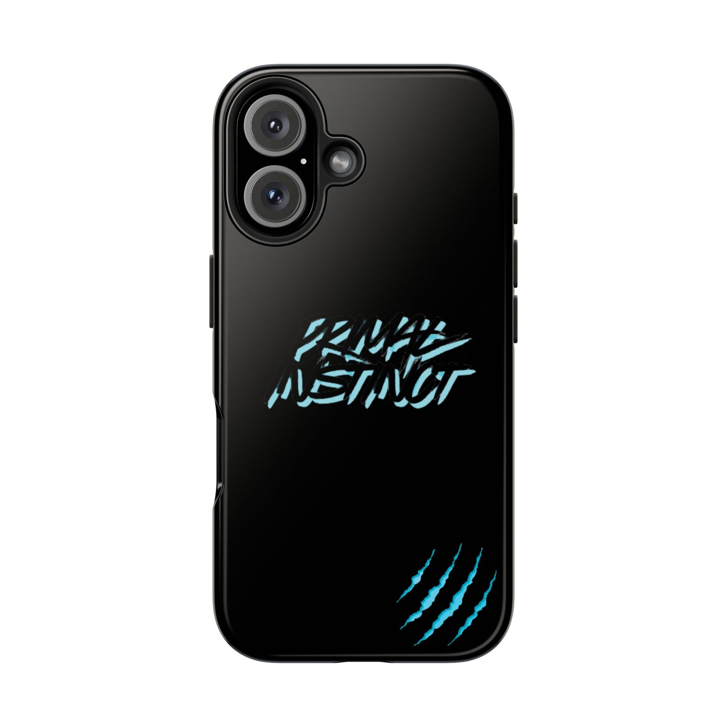 Tough Phone Case — Blue Claw 'Instinct' Scratch Design