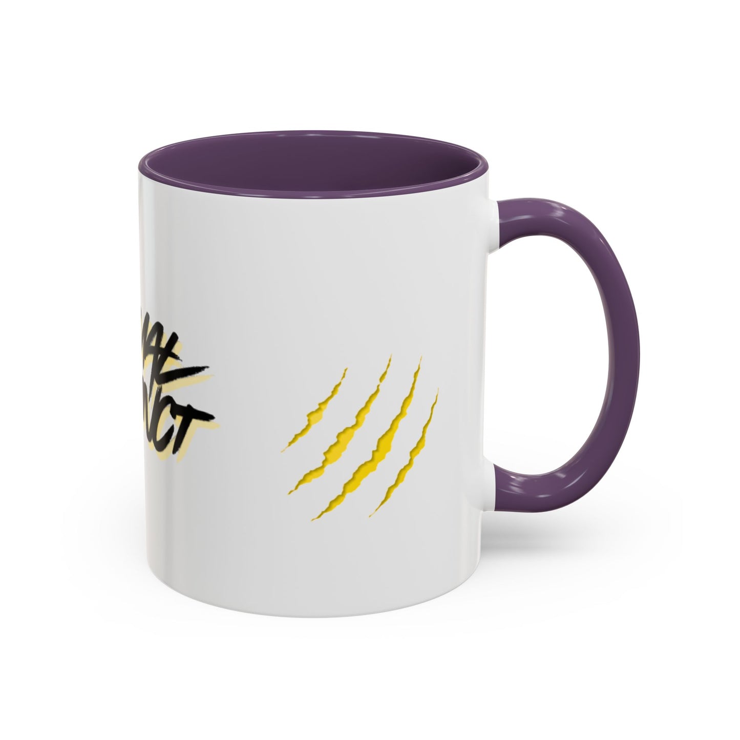 Primal Instinct Coffee Mug — Accent 11/15oz with Claw Mark Design