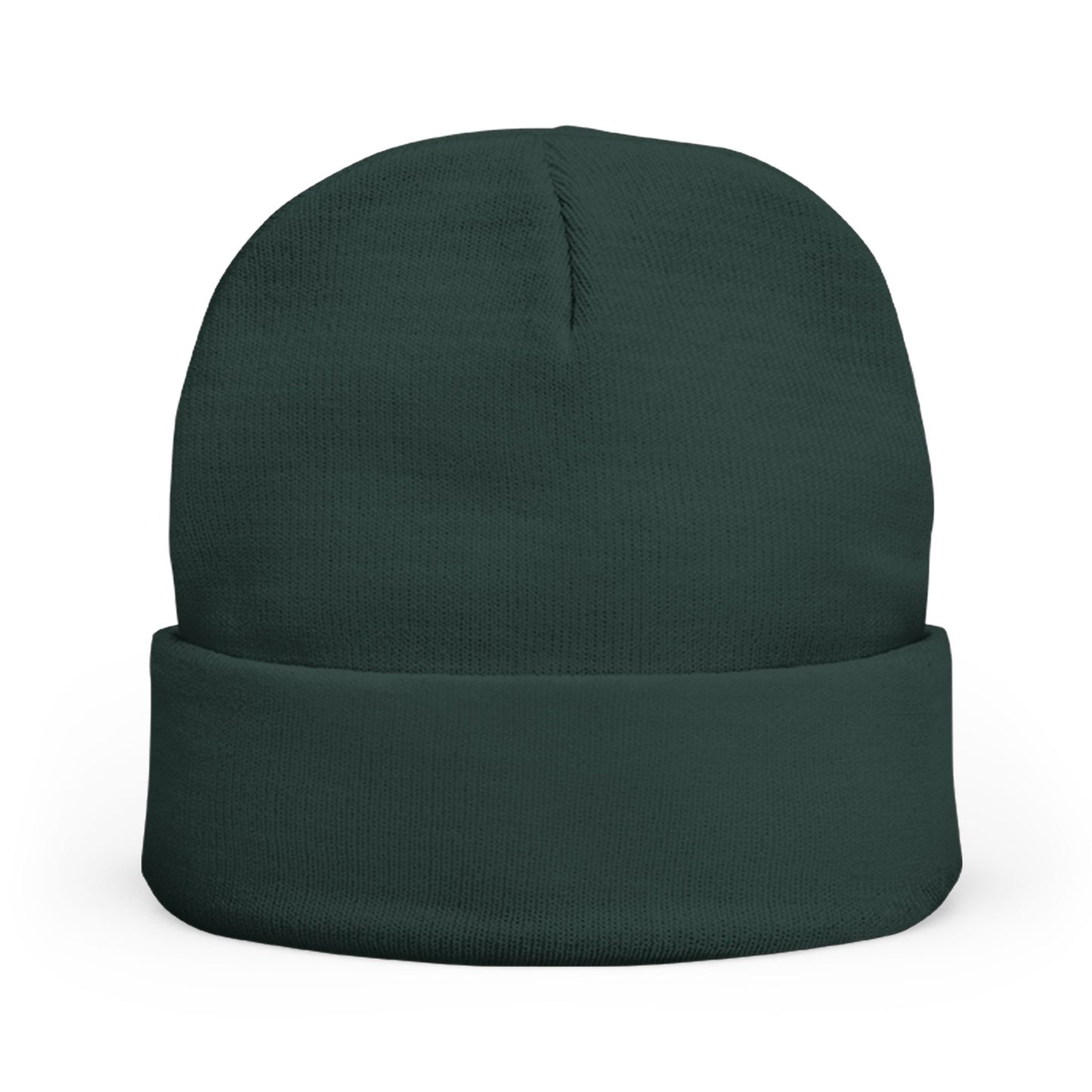 Care Free Embroidered Knit Beanie – Sequin Heart Accent