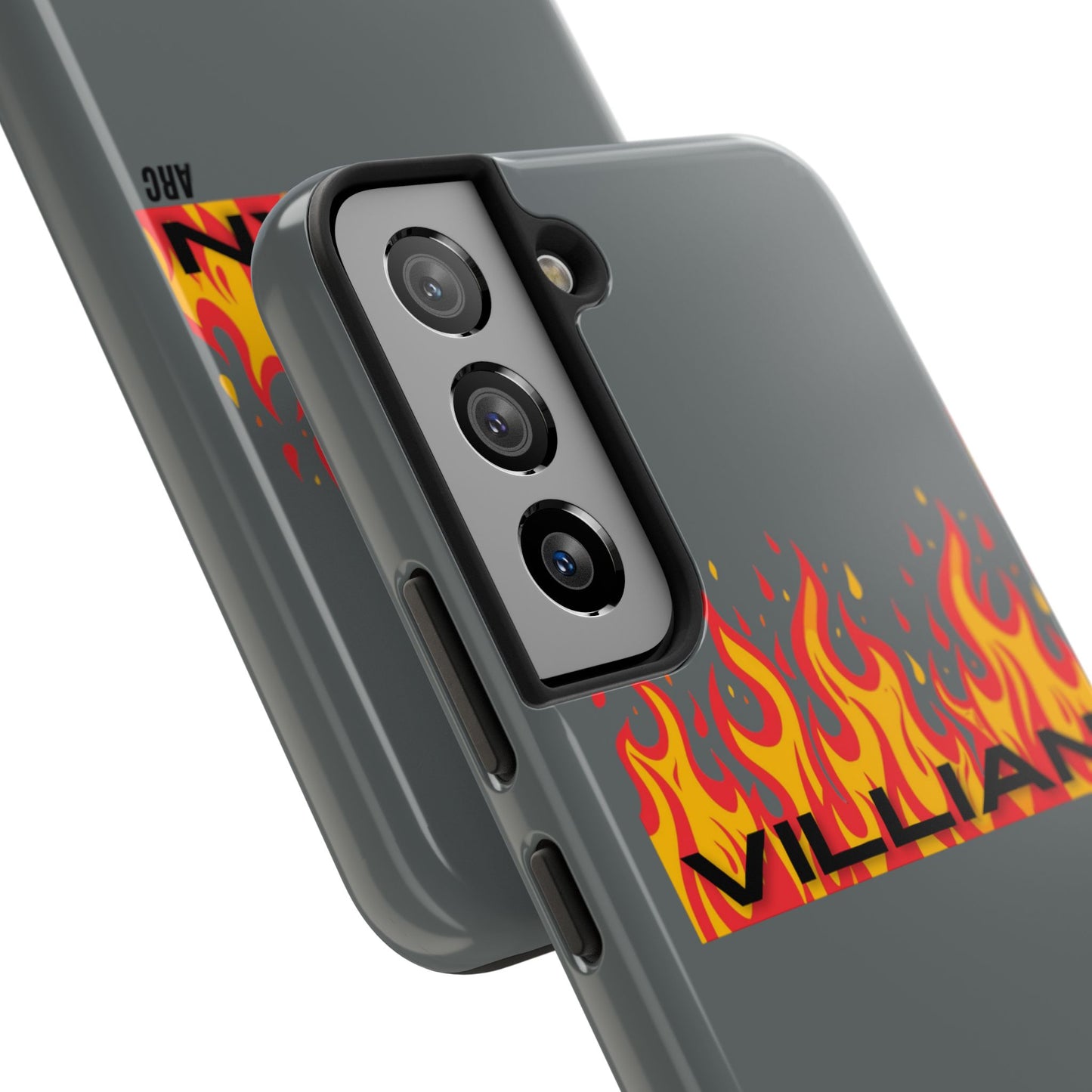 Flame 'Villian' Tough Phone Case – Protective Fire Graphic iPhone Case