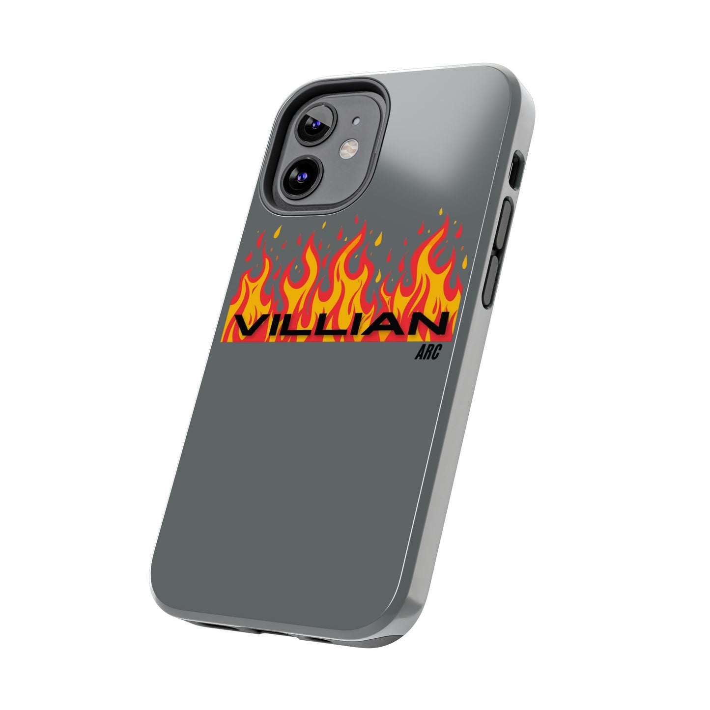 Flame 'Villian' Tough Phone Case – Protective Fire Graphic iPhone Case