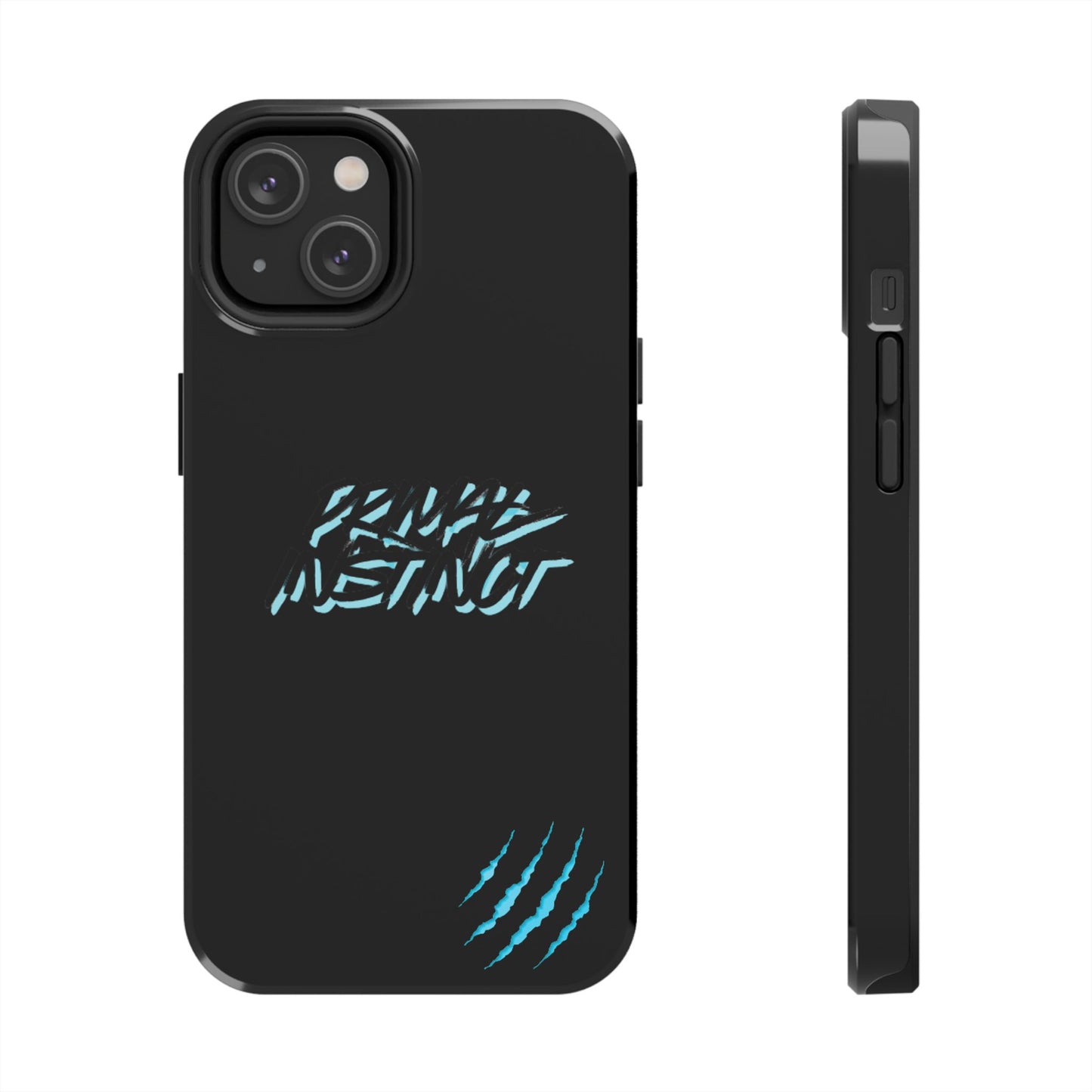 Tough Phone Case — Blue Claw 'Instinct' Scratch Design