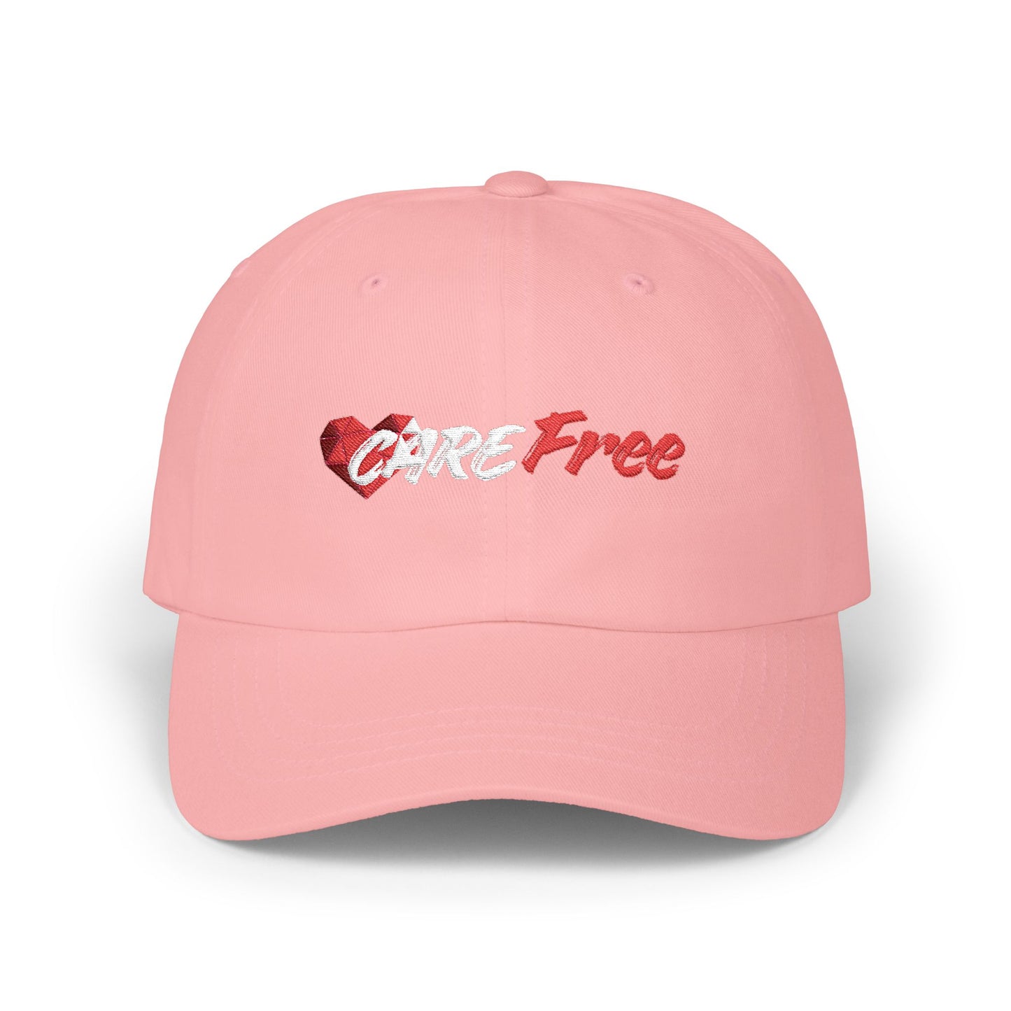 Dad Cap "Love Free" Embroidered Heart Dad Hat