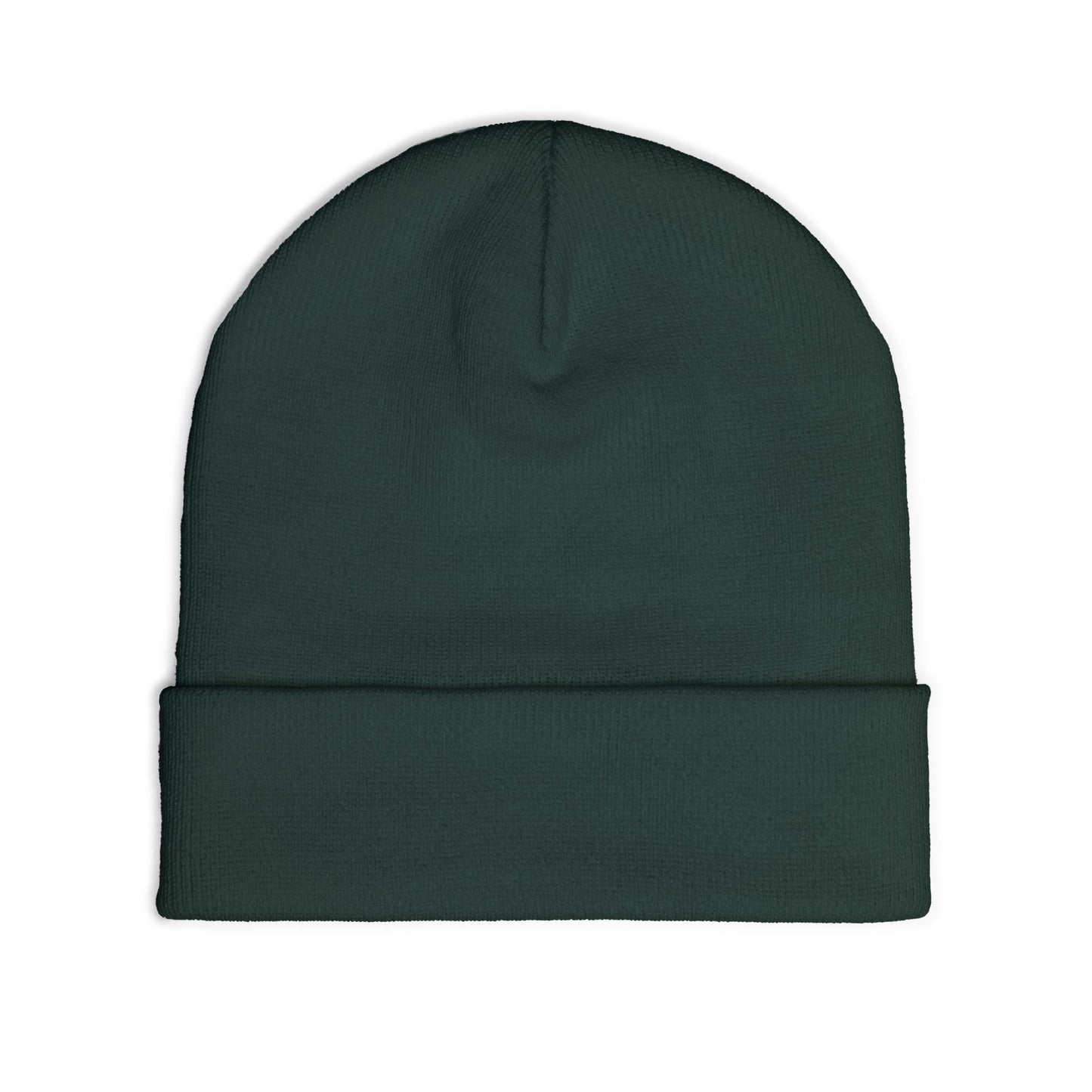 Care Free Embroidered Knit Beanie – Sequin Heart Accent