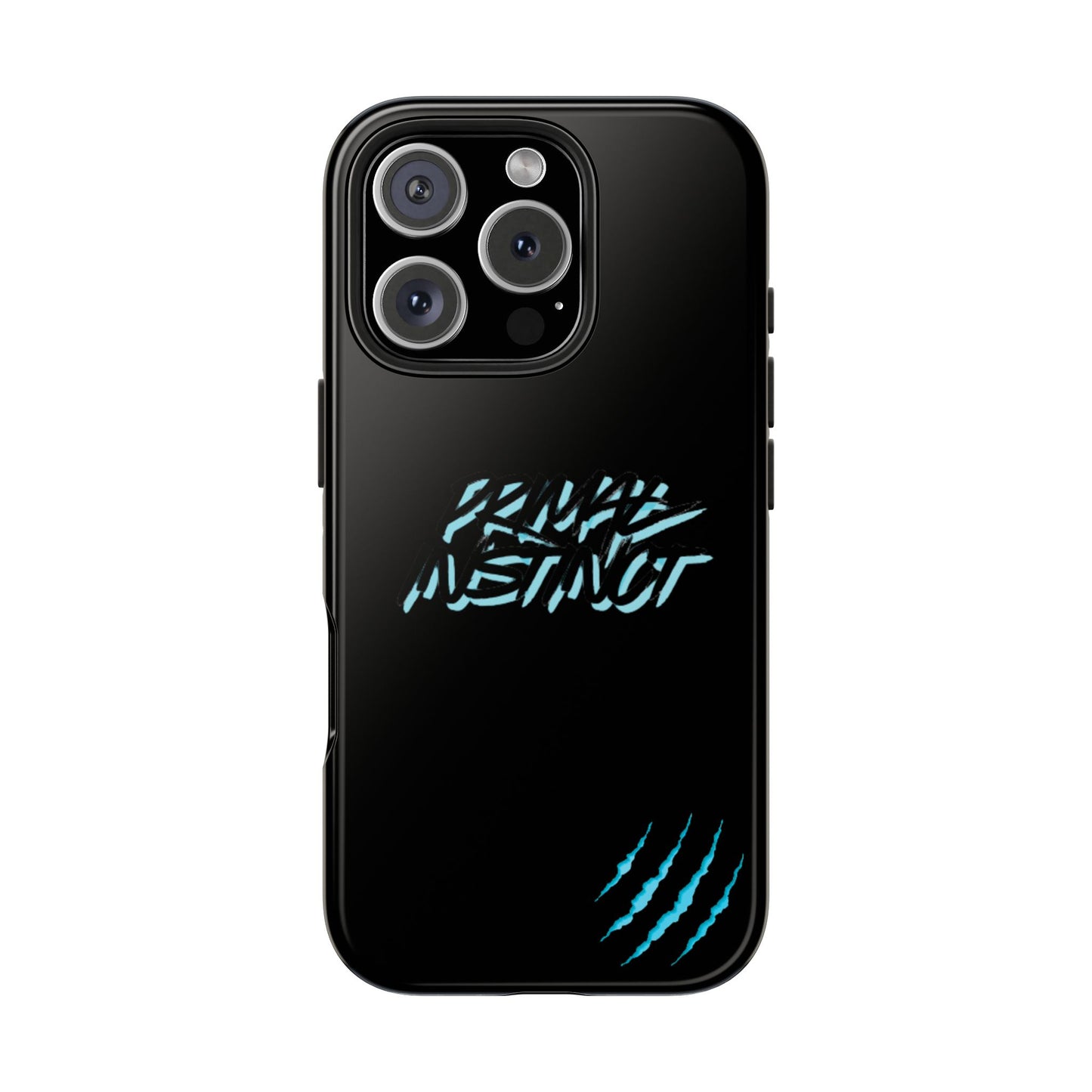 Tough Phone Case — Blue Claw 'Instinct' Scratch Design