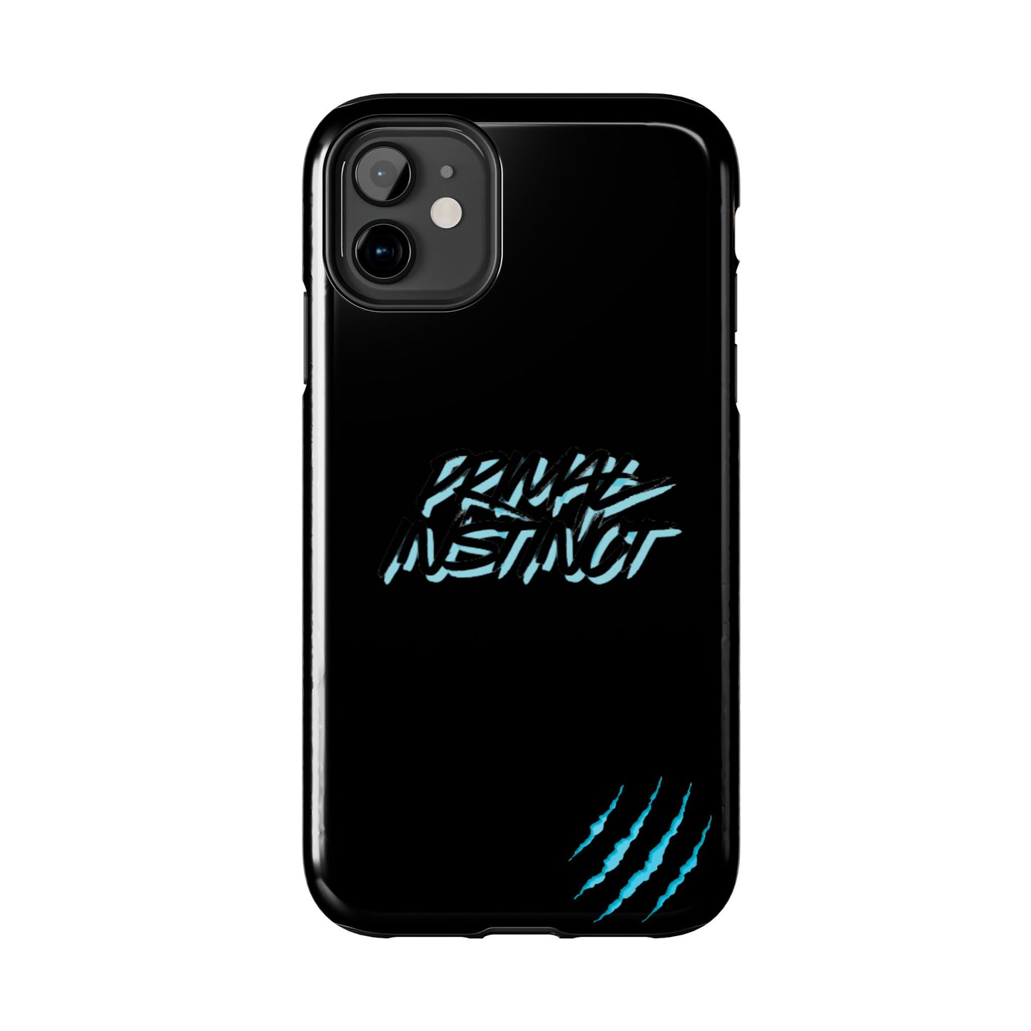 Tough Phone Case — Blue Claw 'Instinct' Scratch Design
