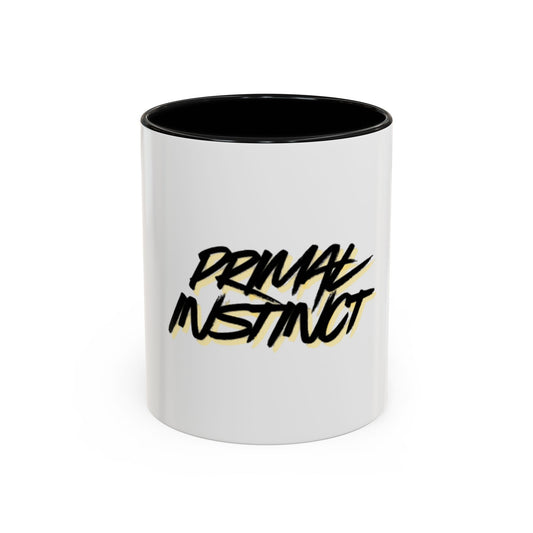 Primal Instinct Coffee Mug — Accent 11/15oz with Claw Mark Design