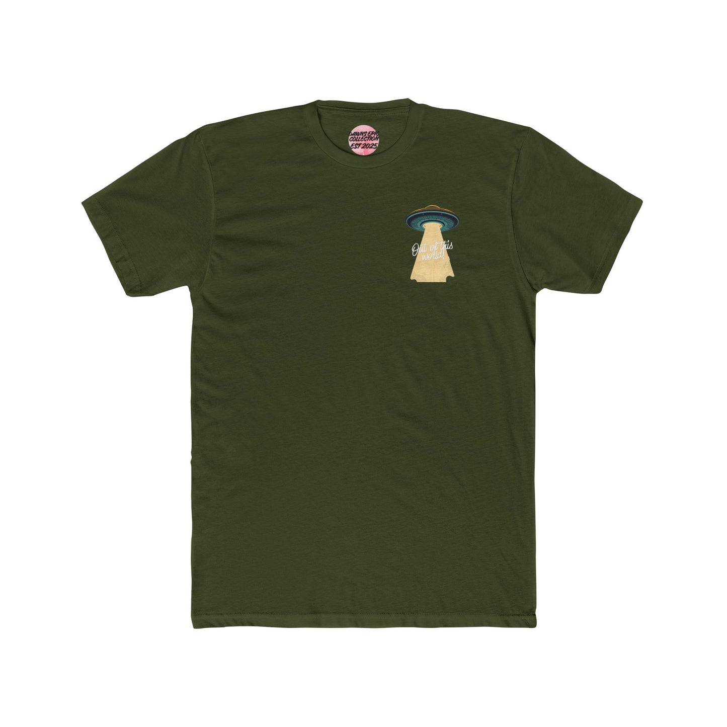Alien Abduction T‑Shirt — Retro UFO Beam Design
