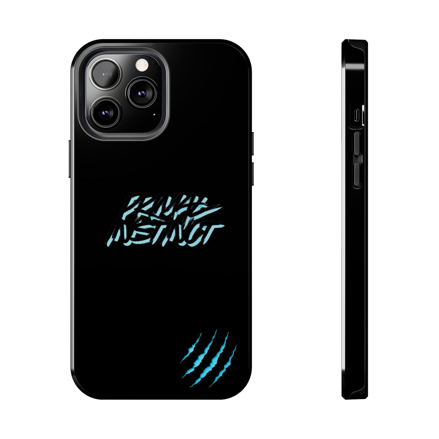 Tough Phone Case — Blue Claw 'Instinct' Scratch Design