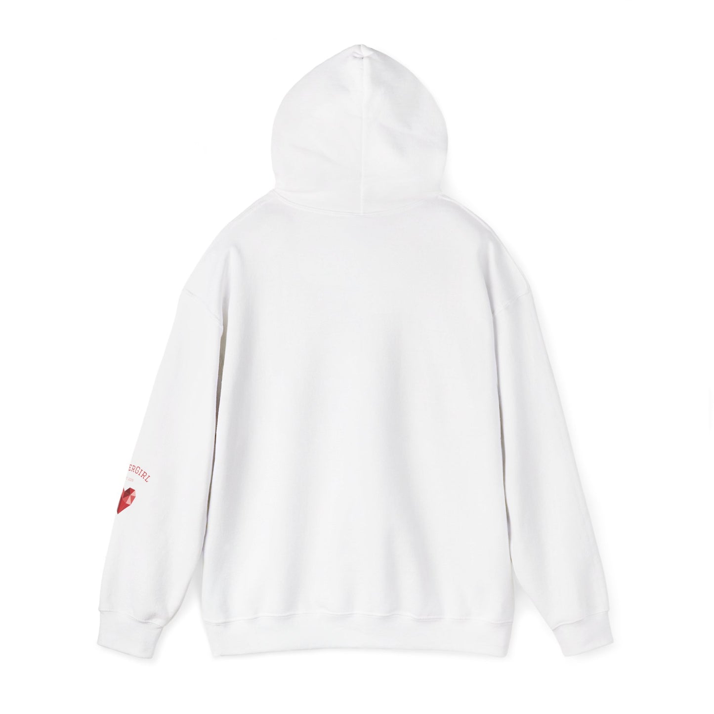 Lover Heart Logo Hoodie — Romantic Graphic Pullover for Valentine's Day