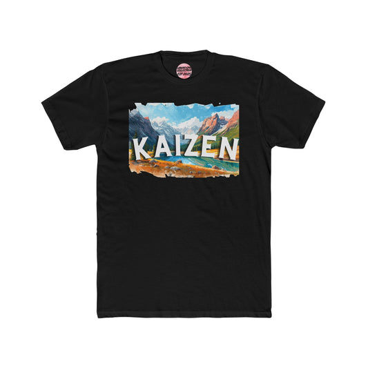 Kaizen Mountain Tee — Inspirational Adventure Graphic T‑Shirt