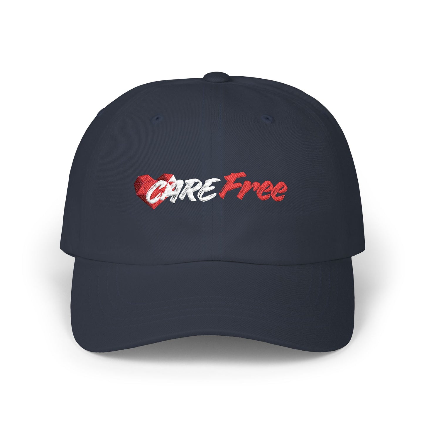 Dad Cap "Love Free" Embroidered Heart Dad Hat
