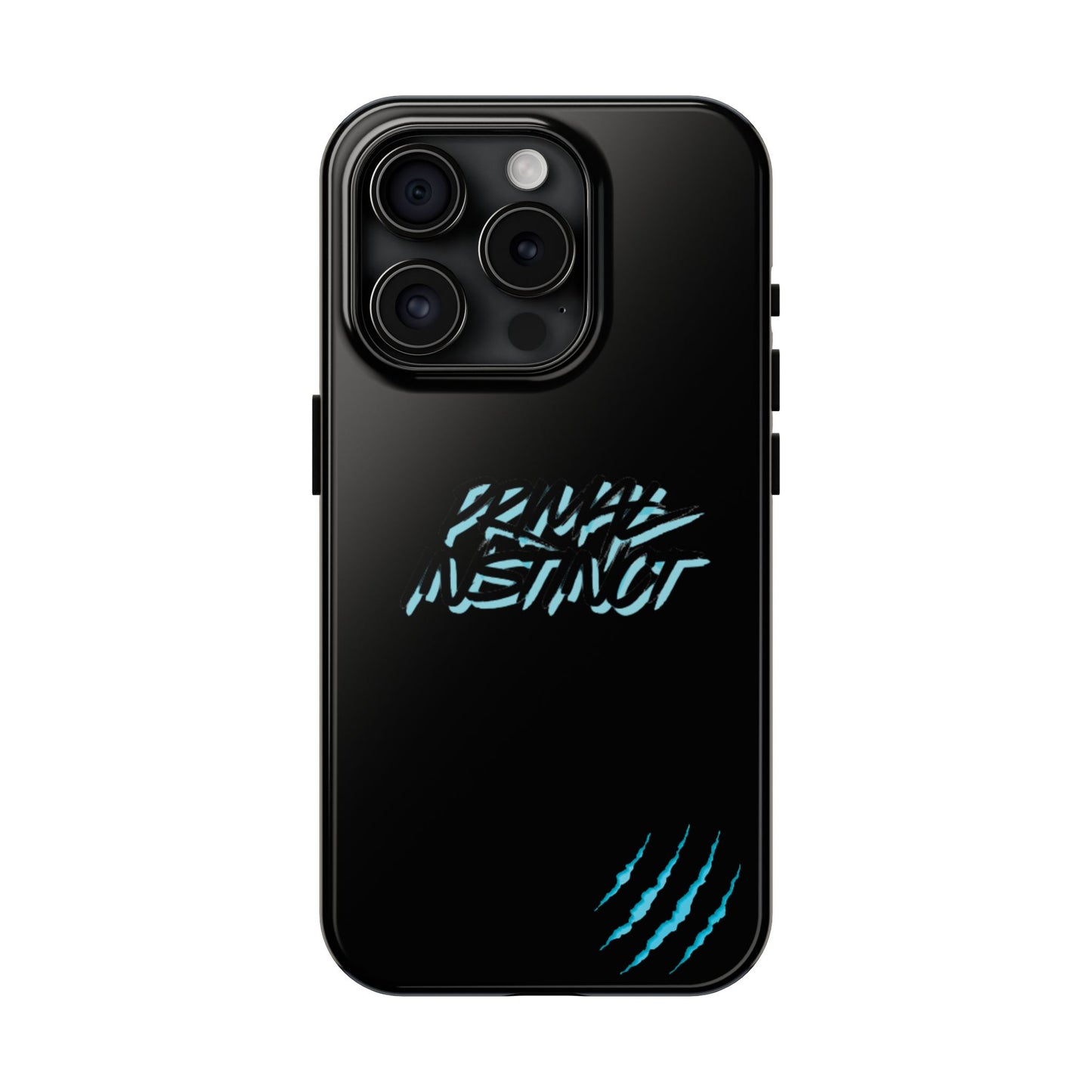 Tough Phone Case — Blue Claw 'Instinct' Scratch Design