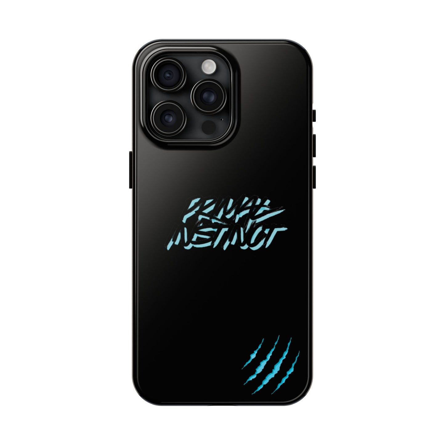 Tough Phone Case — Blue Claw 'Instinct' Scratch Design