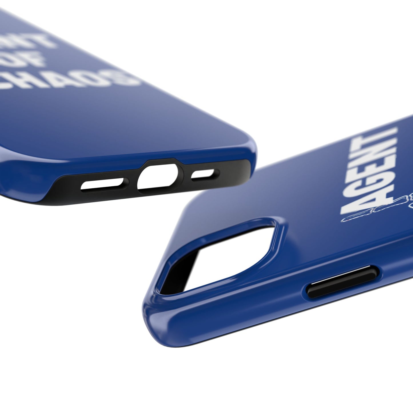 Phone Case — "Agent of Chaos" Bold Skeleton Graphic Rugged Protection