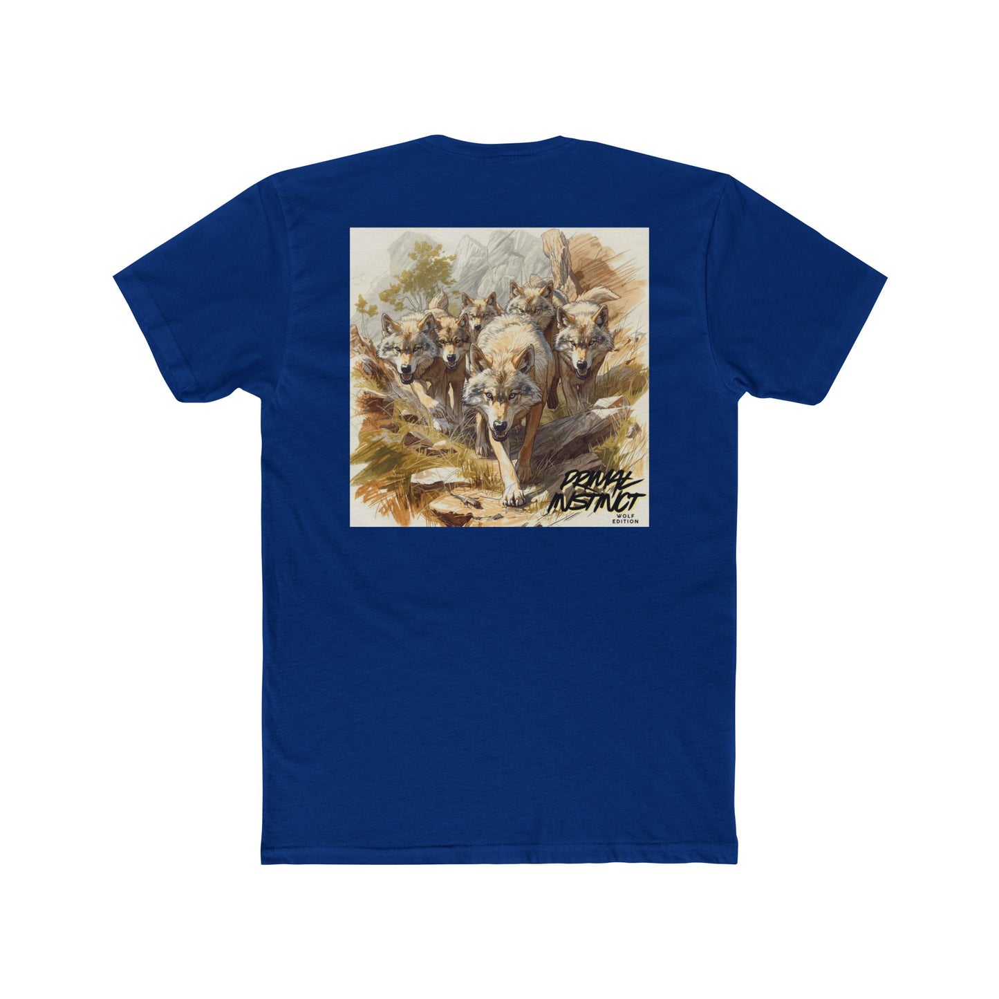 Wild Wolf Pack Graphic Tee “Primal Instinct” Wolf Edition