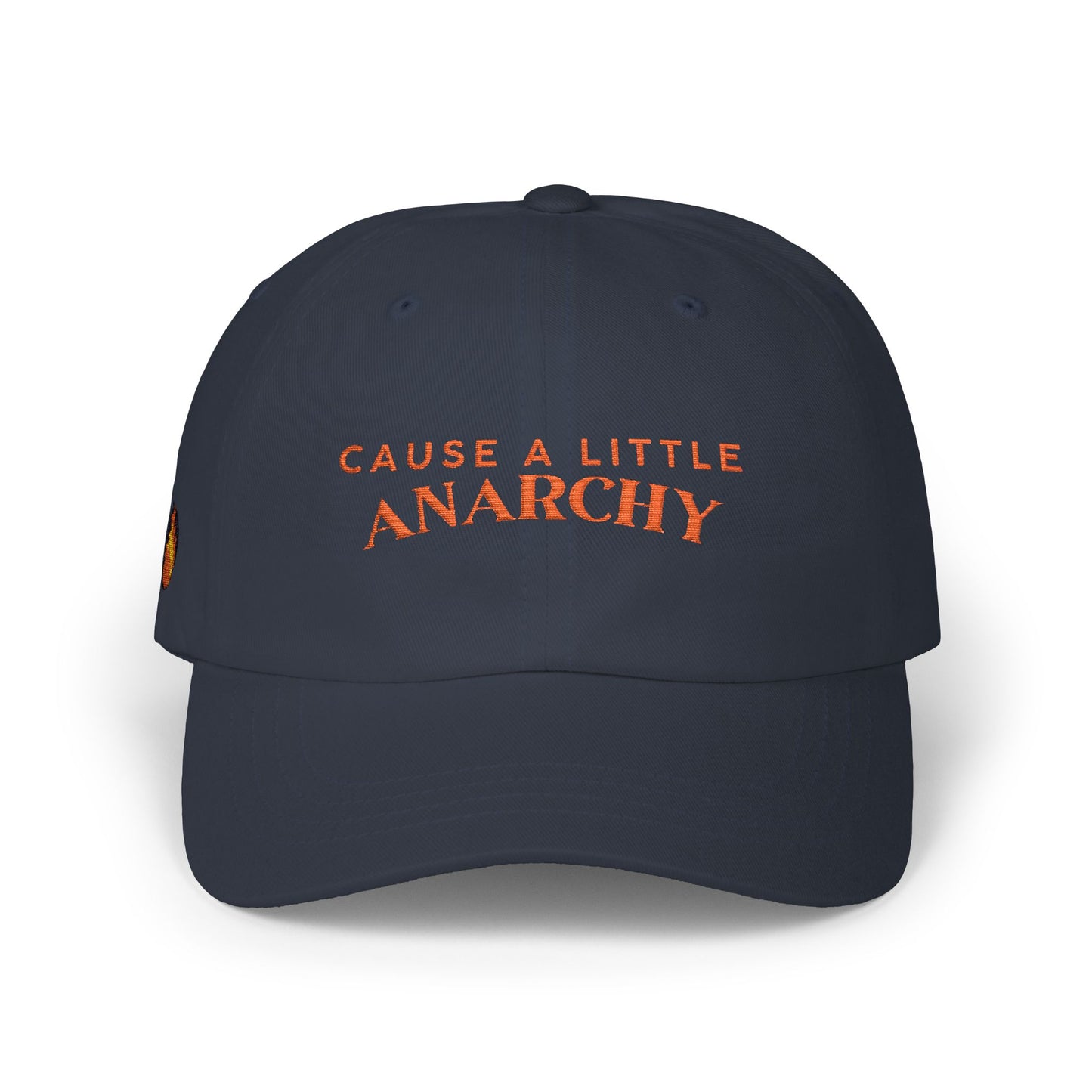 Cause A Little Anarchy Dad Cap — Embroidered Green Baseball Hat