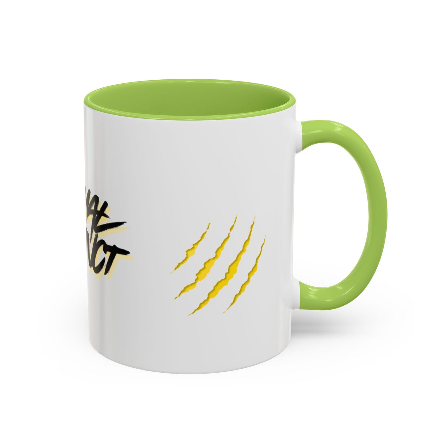 Primal Instinct Coffee Mug — Accent 11/15oz with Claw Mark Design