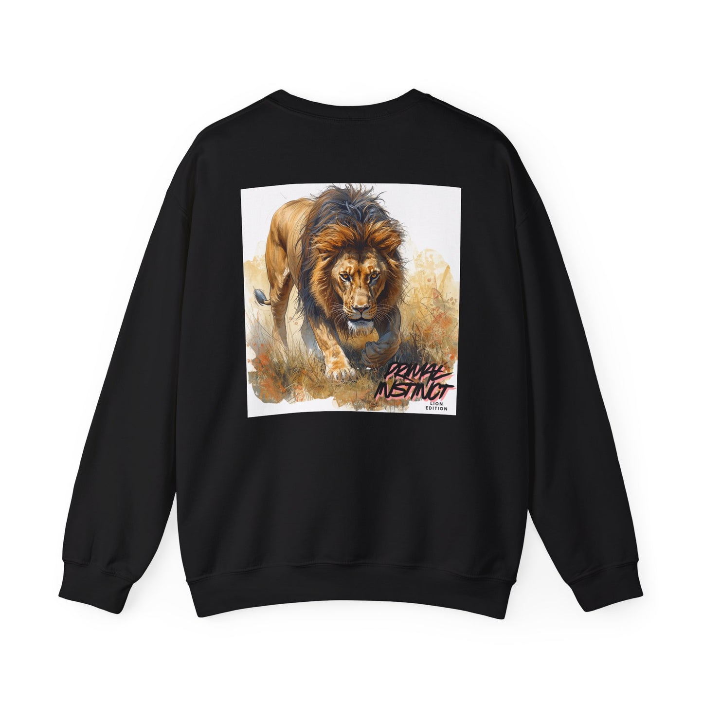 Lion Graphic Sweatshirt — Bold “Primal Instinct” Crewneck