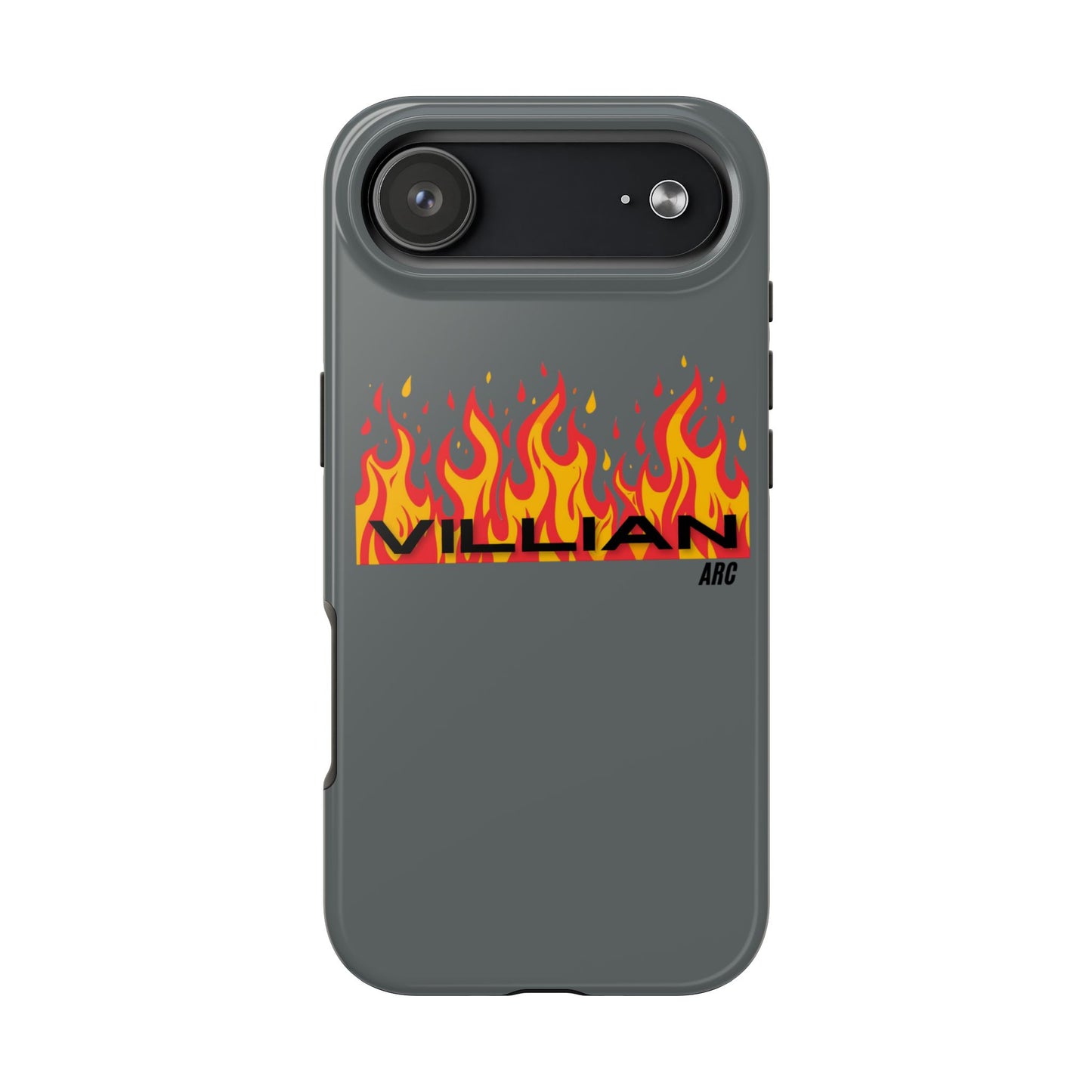 Flame 'Villian' Tough Phone Case – Protective Fire Graphic iPhone Case