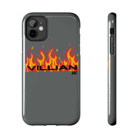 Flame 'Villian' Tough Phone Case – Protective Fire Graphic iPhone Case