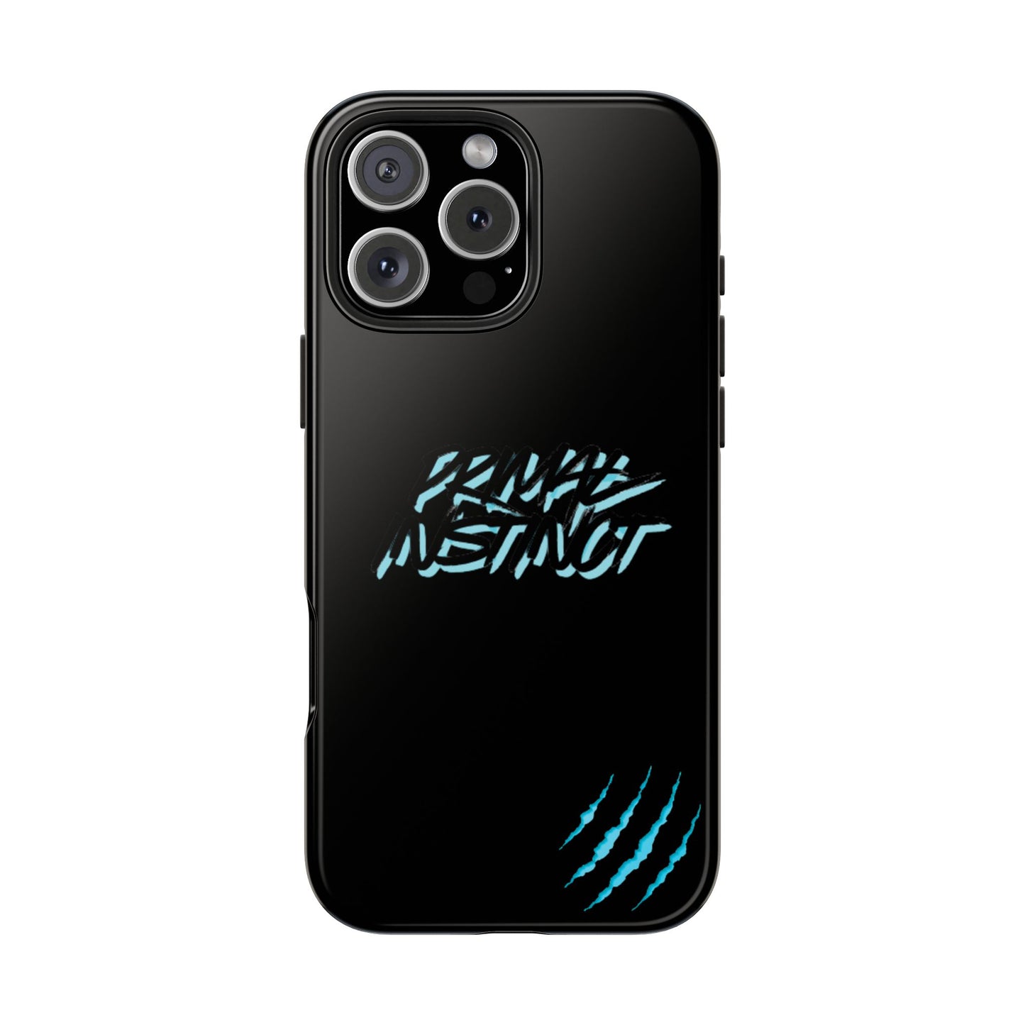 Tough Phone Case — Blue Claw 'Instinct' Scratch Design