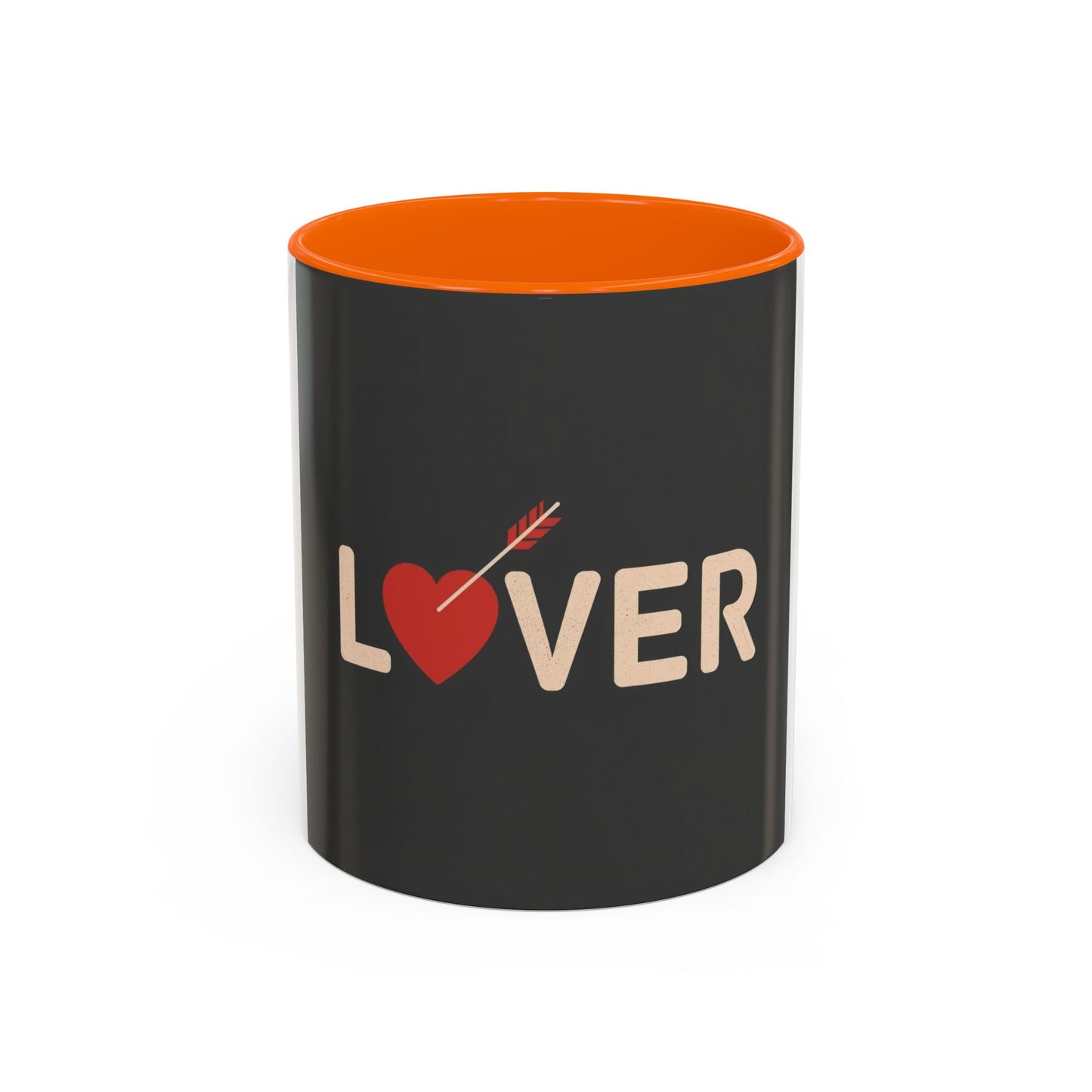 Lover Heart Arrow Accent Coffee Mug – Romantic Valentine’s Day Gift (11/15oz)