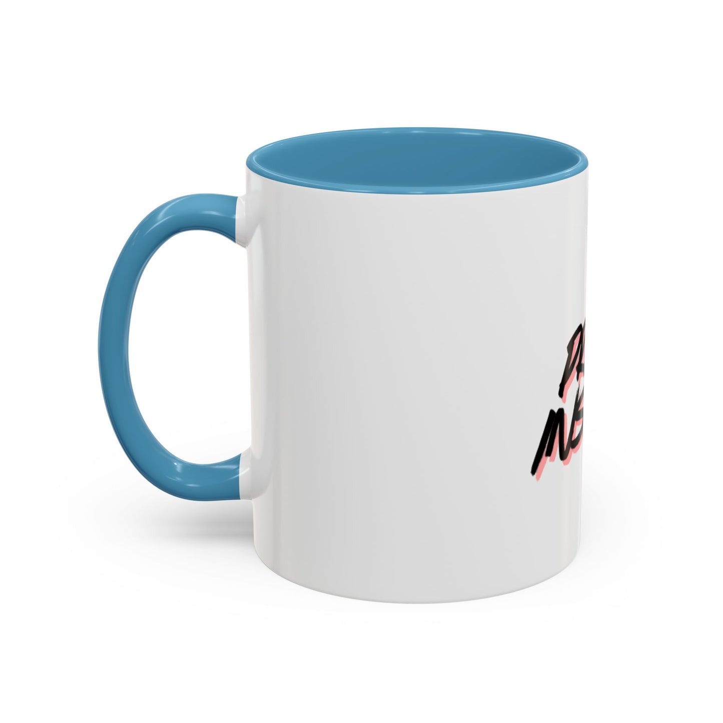Accent Coffee Mug — "Primal Instinct" Graphic Mug with Red Claw Marks